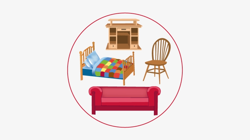 Conjunto-muebles - Furniture Vector Free, transparent png download