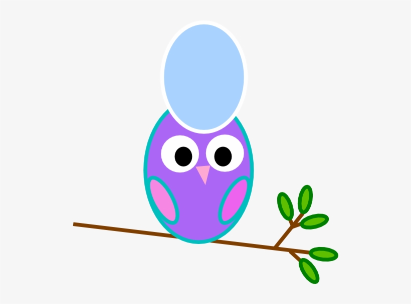 Purple Owl Blue Egg Svg Clip Arts 600 X 527 Px, transparent png download