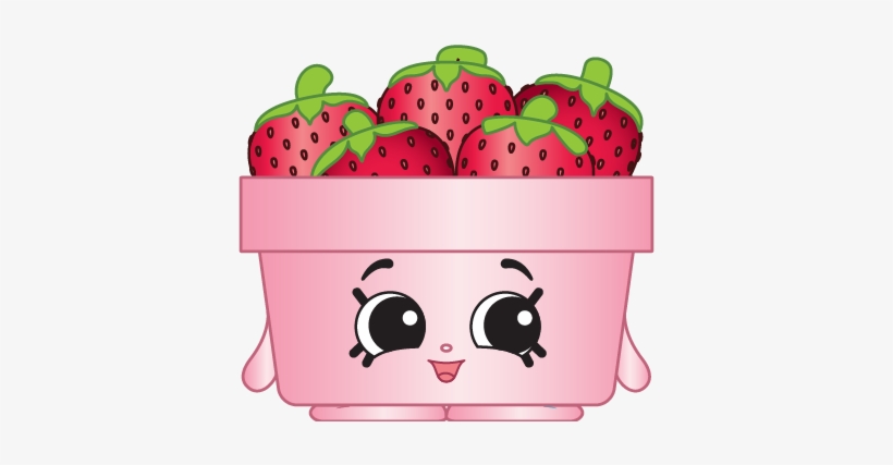 Strawberry Top Ct Art - Shopkins Season 6 Strawberry, transparent png download