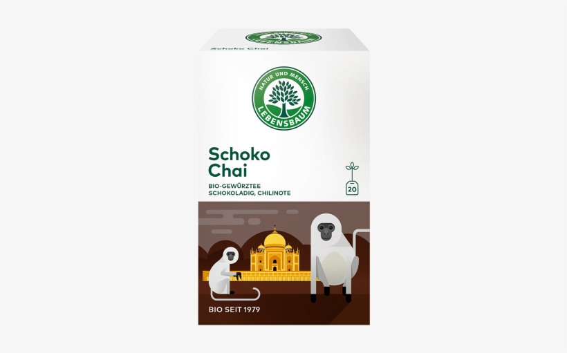 Choco Chai Lebensbaum Organic - Lebensbaum Organic Orange & Green Tea, Tea Bags,, transparent png download
