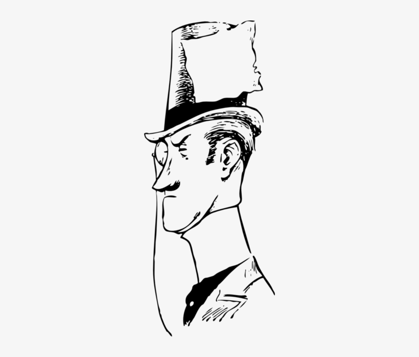 Top Hat With Label - Top Hat, transparent png download