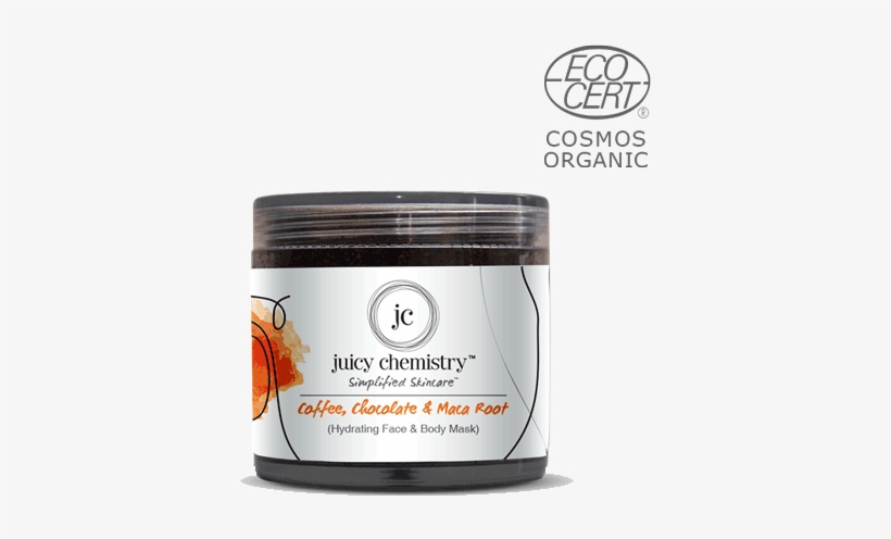 Coffee, Chocolate & Maca Rool 75 Gms Front - Ecocert Juicy Chemistry Pomegranate Oil, transparent png download