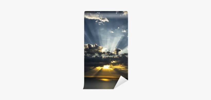 Fotomural Los Rayos Del Sol Al Atardecer Con Nubes - God And Popular Culture: A Behind-the-scenes Look At, transparent png download