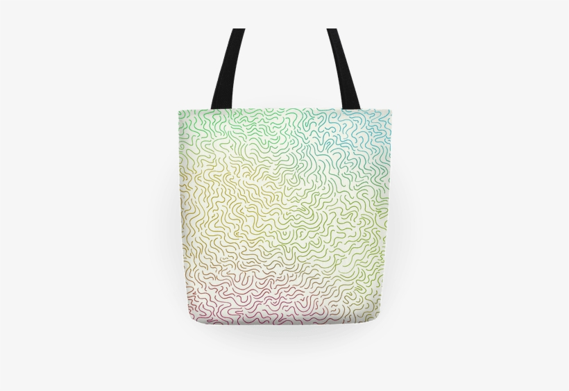 Doodle Lines Pattern Tote - Pattern, transparent png download