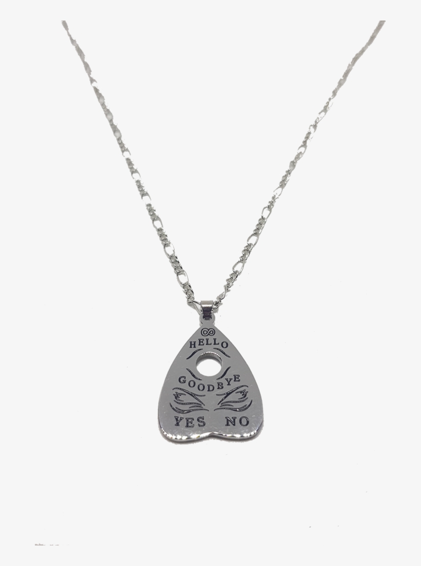 Mystic Eyes Ouija Planchette Stainless Steel Necklace - Necklace, transparent png download