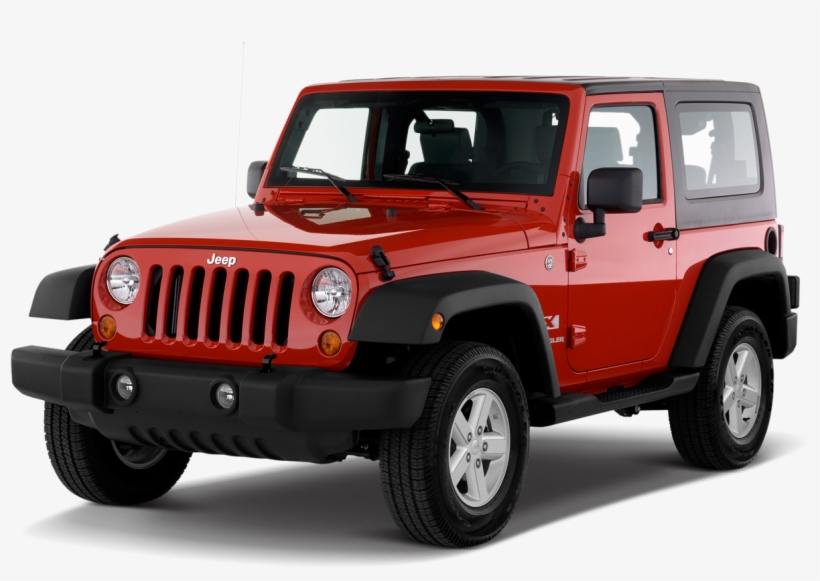 Used Jeep Wrangler - Dna Motoring For 07-17 Jeep Wrangler Jk Glossy Black, transparent png download