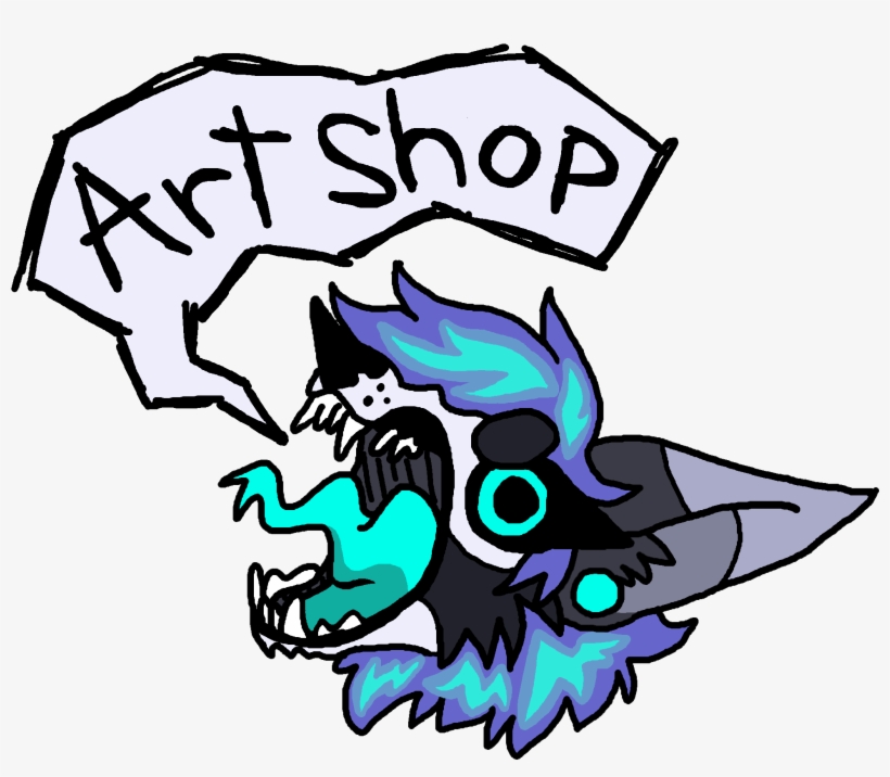 Art Shop Sign - Clip Art, transparent png download