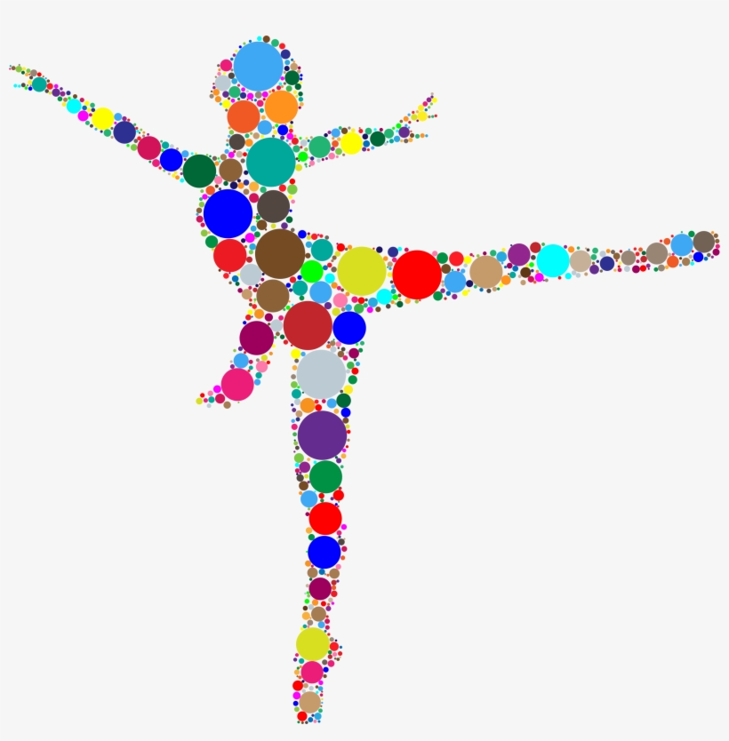 This Free Icons Png Design Of Colorful Ballet Dancer, transparent png download