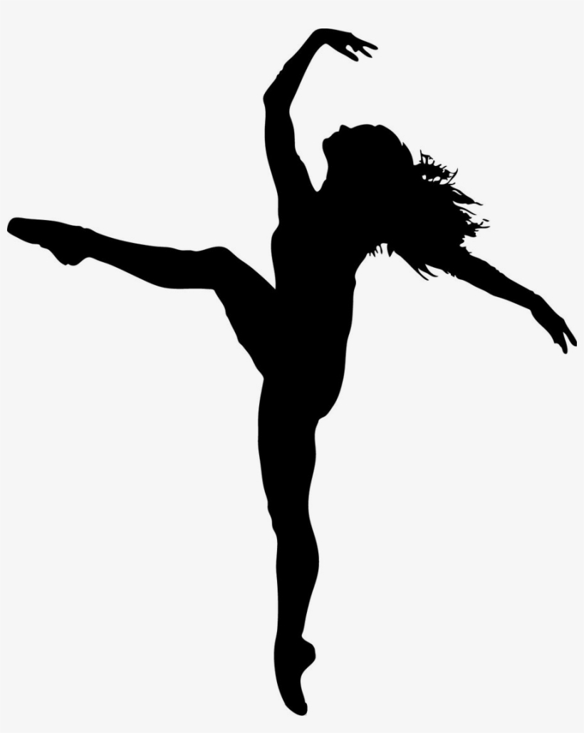 Ballet Dancers Silhouette At Getdrawings - Dance School, transparent png download