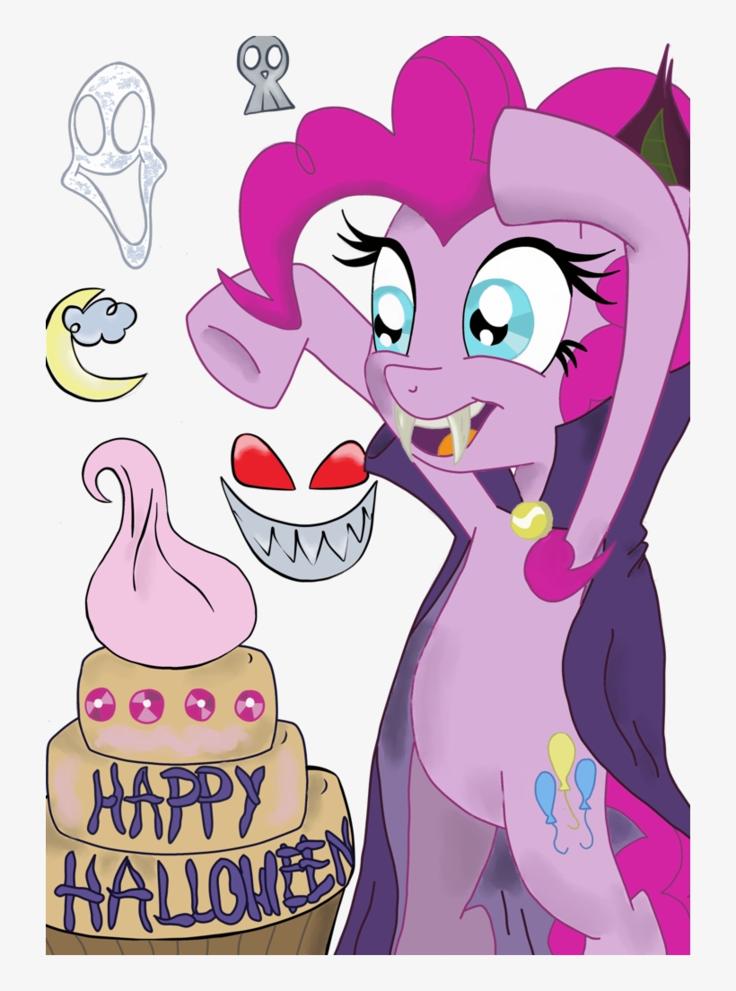 Kosa17, Bipedal, Cake, Halloween, Pinkie Pie, Pony, - Cartoon, transparent png download