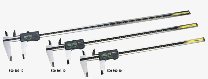 Mitutoyo 500 Series With Exclusive Absolute Encoder - Mitutoyo Absolute 500-501-10 Digital Caliper, Stainless, transparent png download