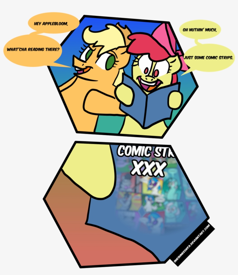 Apple Bloom, Applejack, Artist - Cartoon, transparent png download