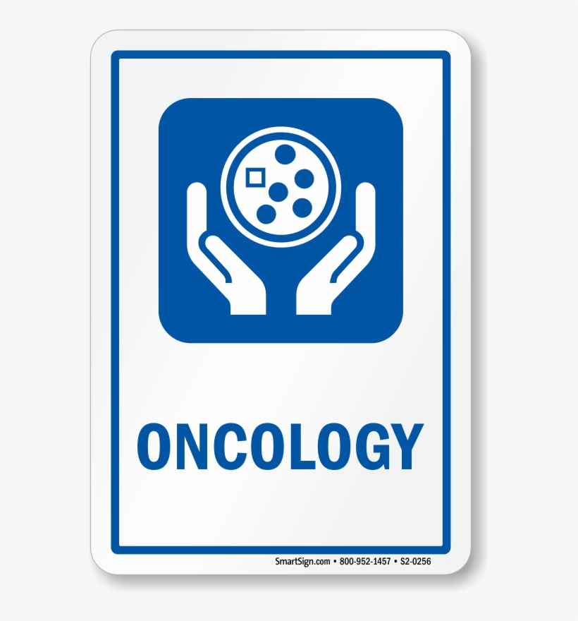 Oncology Cancer Hospital Sign With Cancer Cell Symbol - Social Services, transparent png download