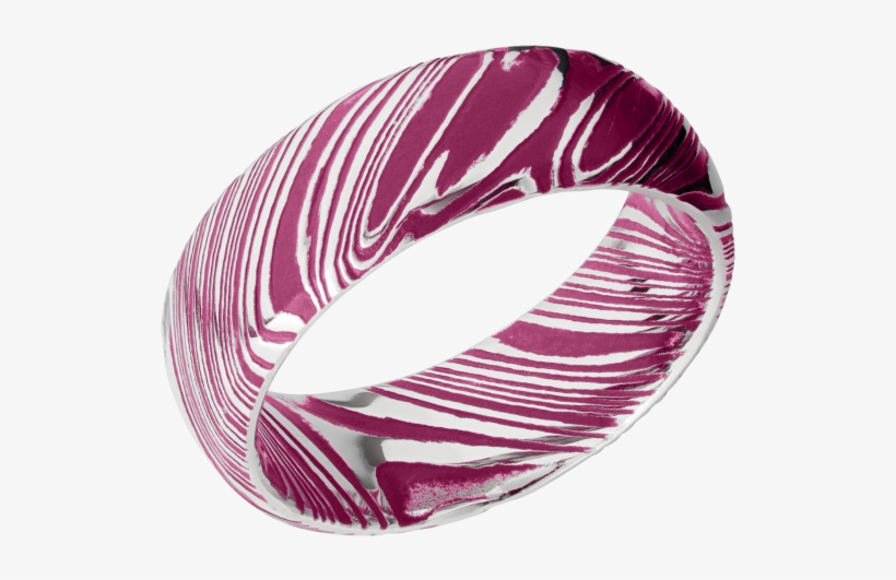 Woodgrain Damascus Steel 8mm Band D8dwoodgrain Sigpinkall - Acid, transparent png download