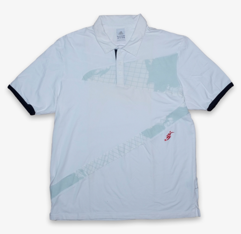 Vintage Adidas David Beckham Polo Shirt - Polo Shirt, transparent png download