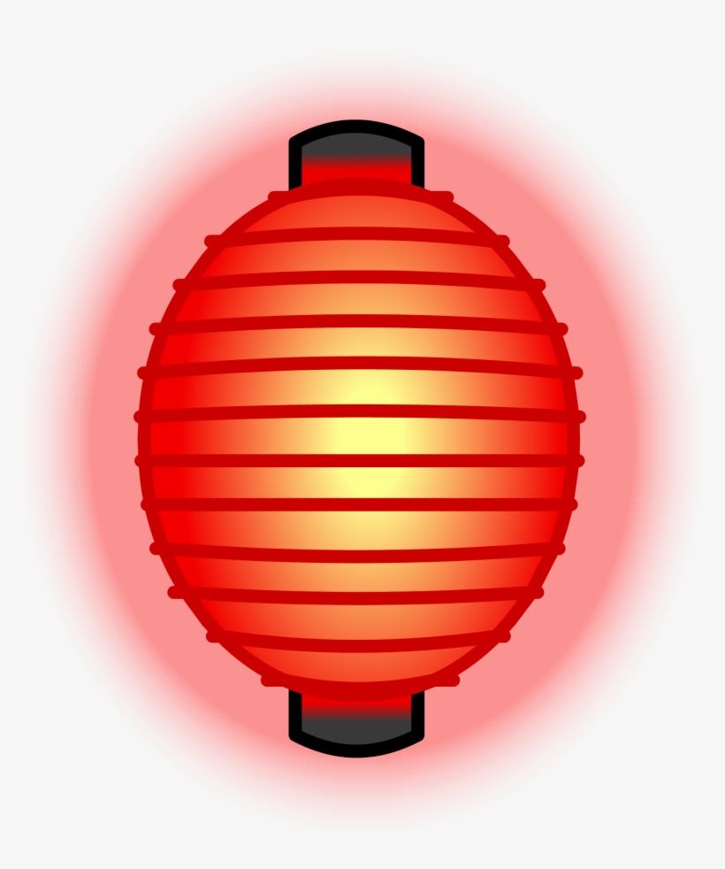 Red Paper Lantern Sprite 002 - Paper Lantern, transparent png download