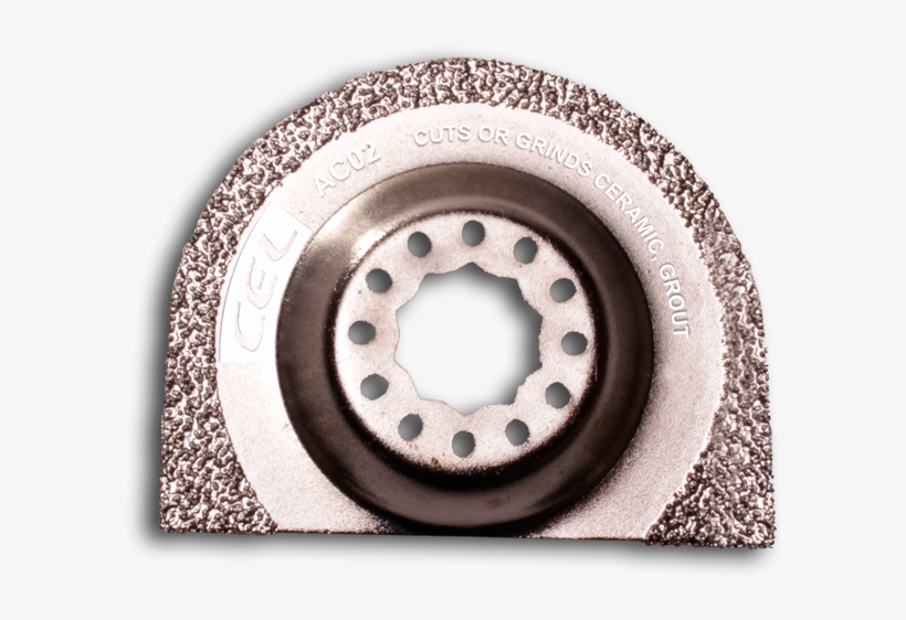 Cel Ac02 Diamond Coated Semicircle 65mm Saw Blade, transparent png download