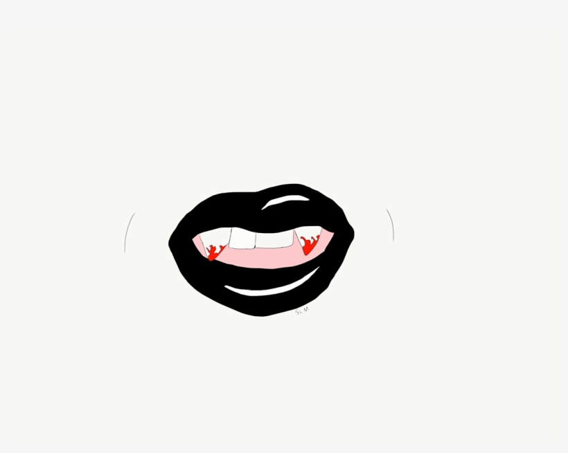 If I Was Ur Vampire - Tongue, transparent png download