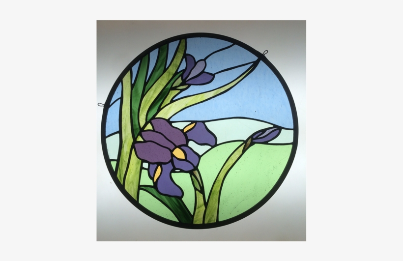 Small Floral Window - Stained Glass, transparent png download