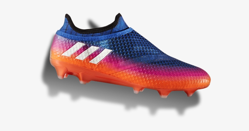 Adidas Blue Blast - Adidas Messi 16 Pureagility Fg Blue White Solar Orange  Transparent PNG - 570x388 - Free Download on NicePNG