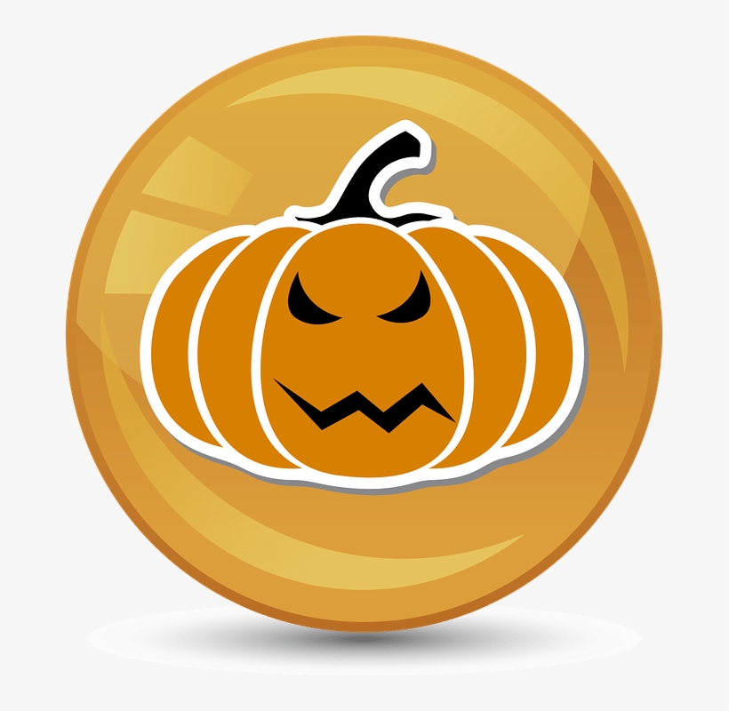 Halloween Pumpkin Face Free Vector Graphic On Pixabay - Jack-o'-lantern, transparent png download