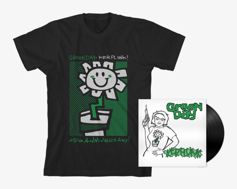 25th Anniversary T-shirt Lp Bundle - Green Day: Kerplunk Cd, transparent png download