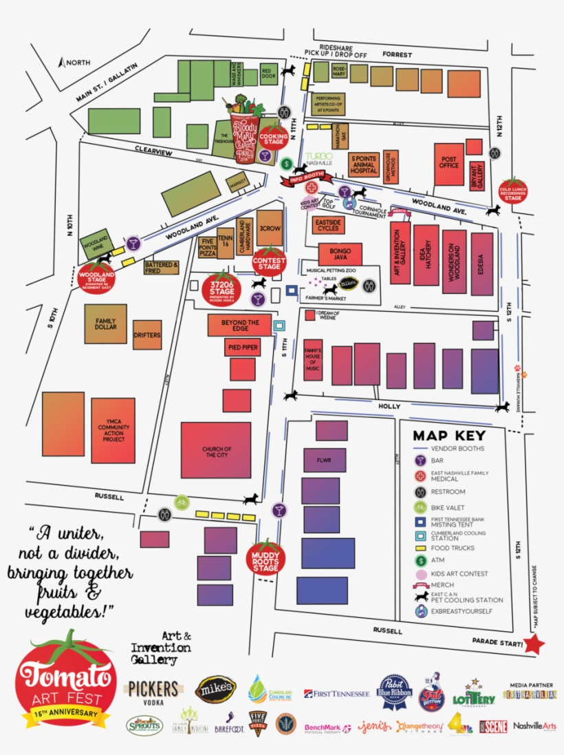 Taf 2018 Map Website With Clear Background - Tomatina Festival Map, transparent png download