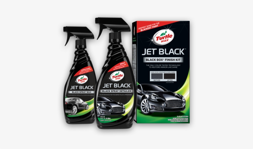 Bring Out The Deepest Black With The Turtle Wax® Jet - Turtle Wax T-11 Black Spray Wax - 16 Oz., transparent png download