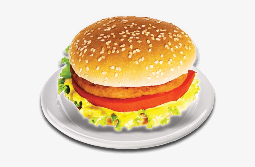 Hamburguer - Hamburguer No Prato Png, transparent png download