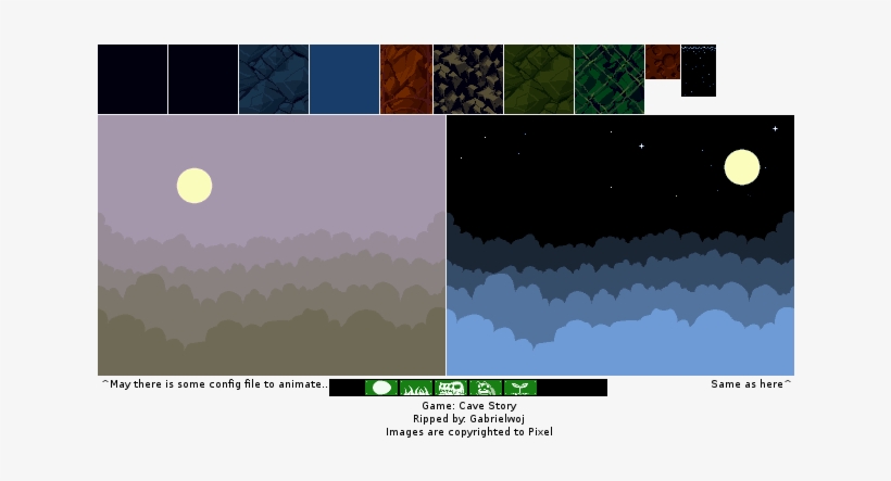 Stage Backgrounds And Stage Icons - Cave Story Background Sprite, transparent png download