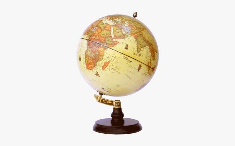Aconcagua Globo Terráqueo 30cm Ø Base De Madera Torre - Globo Terraqueo Antiguo Png, transparent png download