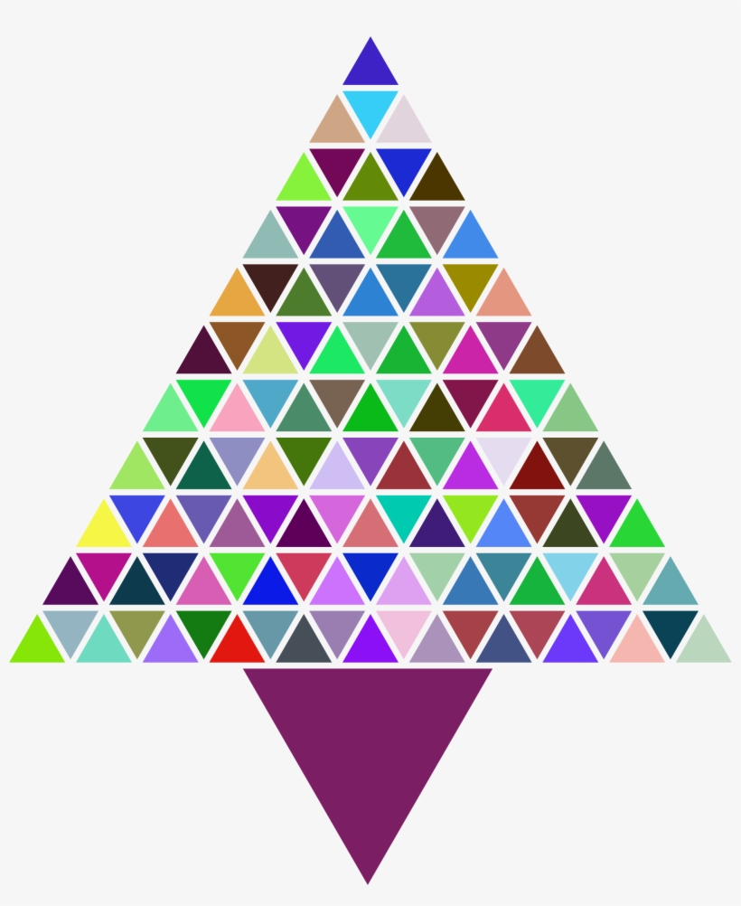 This Free Icons Png Design Of Prismatic Abstract Triangular, transparent png download