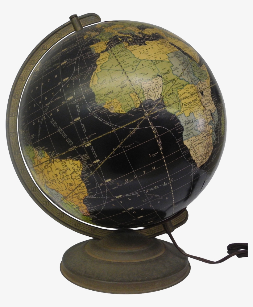 Cram's Unrivaled Terrestrial Globe 12 Inch , Globe - Globe, transparent png download