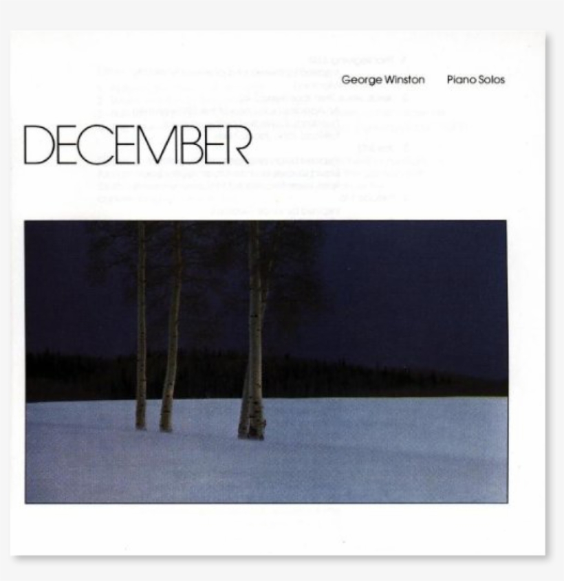Christmas Music - George Winston December Cover, transparent png download