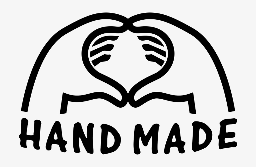 Handmade Rubber Stamp With Hand-held Heart - Rubber Stamping, transparent png download