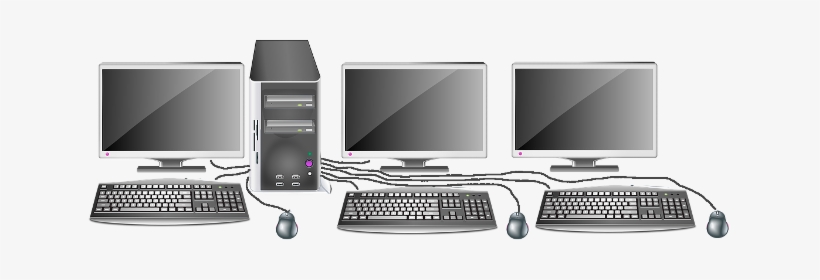 Un Computador Multi-usuario Puede Usarse En Lugares - Video Game, transparent png download