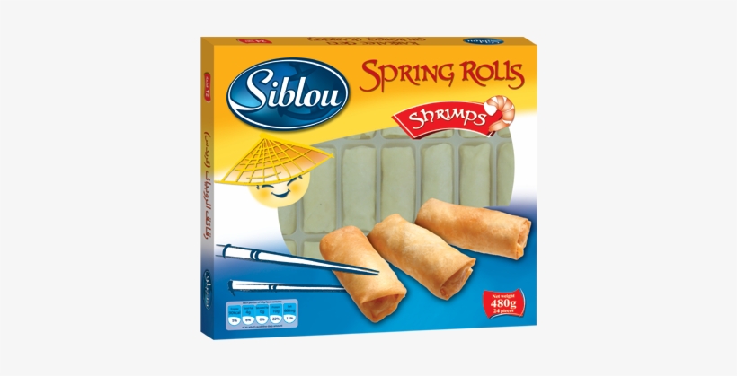 Fish Type - Shrimps - Siblou Spring Rolls, transparent png download