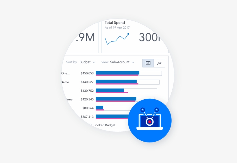 The Visto Enterprise Advertising Hub Unifies Campaign - Circle, transparent png download