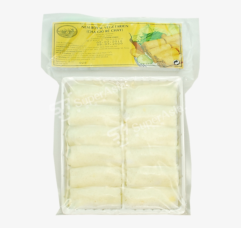 Exostar Vegetarian Rice Net Spring Rolls 250 G - Maultasche, transparent png download