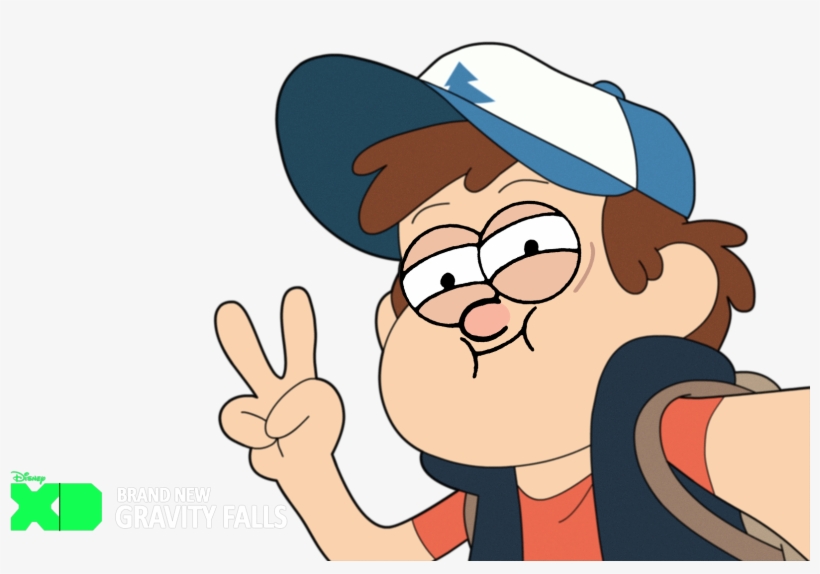 Dipperface Selfie - Gravity Falls Dipper Selfie, transparent png download