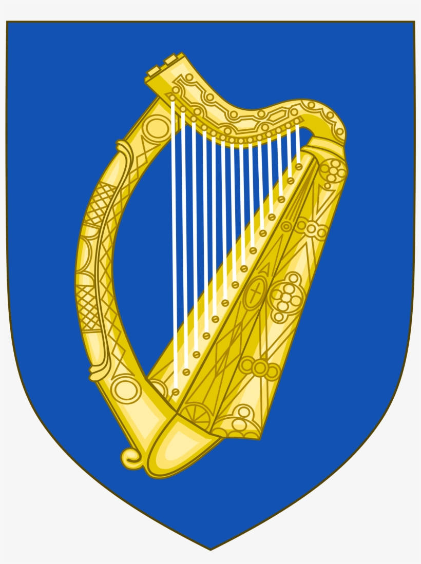 Open - Republic Of Ireland Coat Of Arms, transparent png download