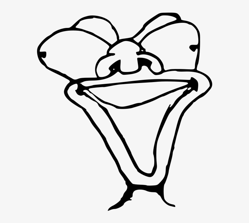 Cartoon Monster 5 - Poto Monster Hitam Putih, transparent png download