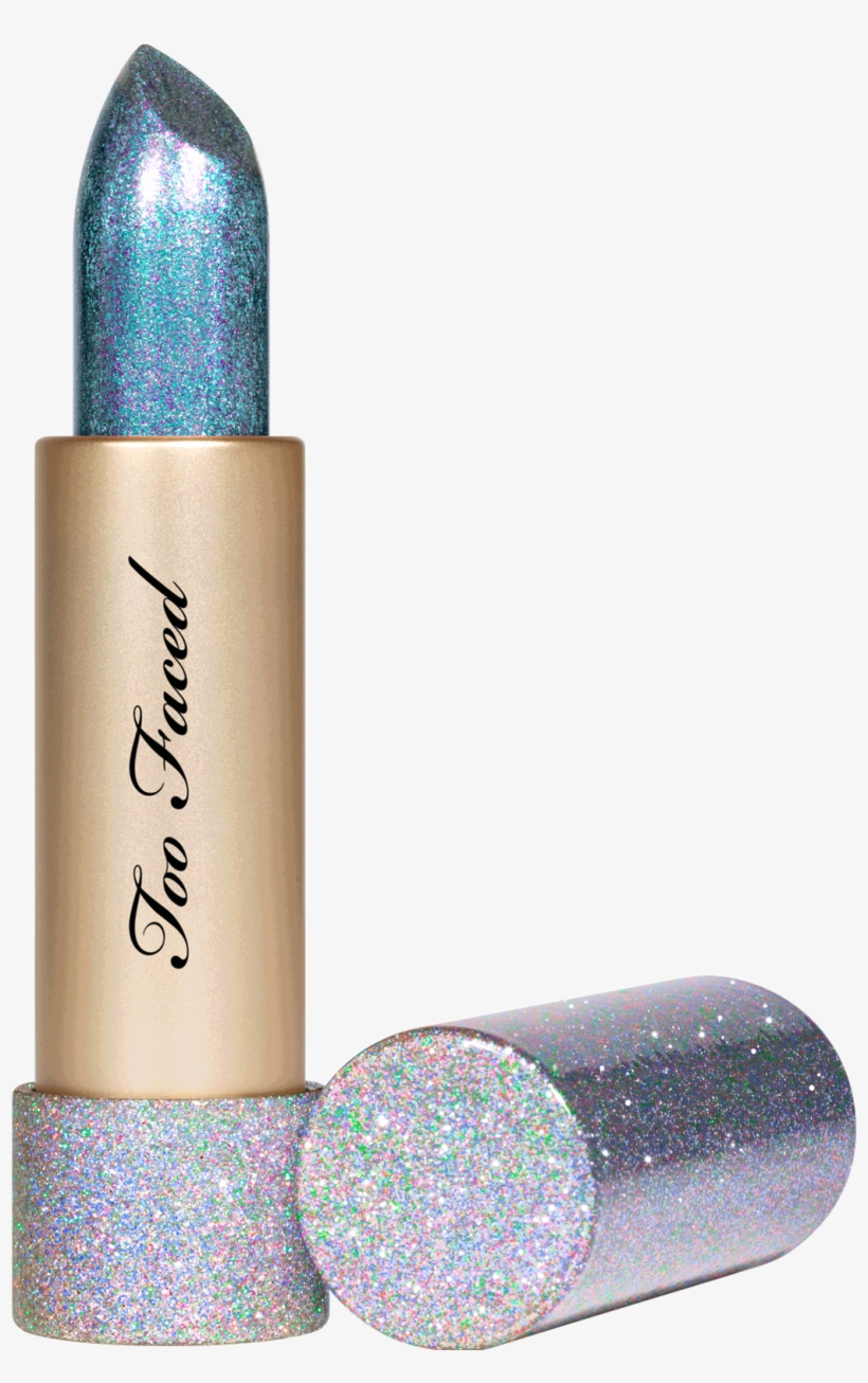 Throwback Metallic Lipstick - Too Faced Throwback Metallic Sparkle Lipstick Bionic, transparent png download