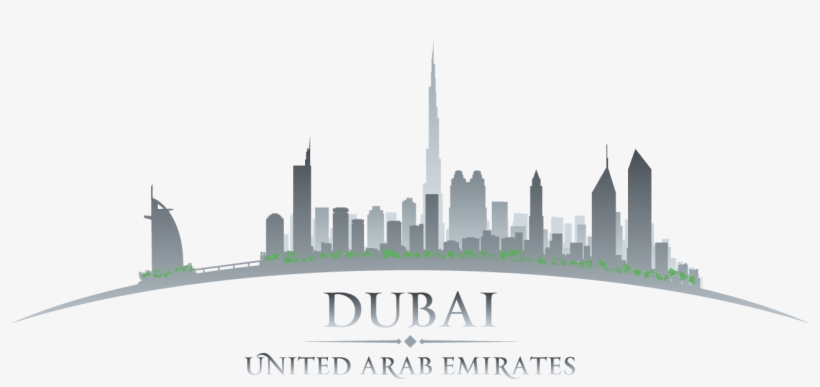 Go To Image - Dubai Skyline Vector Png, transparent png download