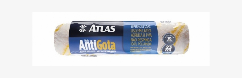 Baixa De 8 Mm, Proporcionando Um Fino Acabamento Que - Rolo Atlas Anti Respingos, transparent png download
