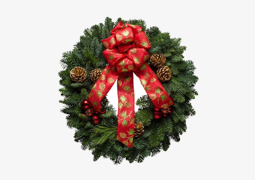Fresh Wreaths From Christmas Forest - Wreath, transparent png download