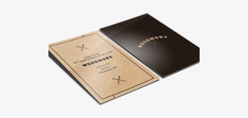 Custom Kraft Cards - Playing Card, transparent png download