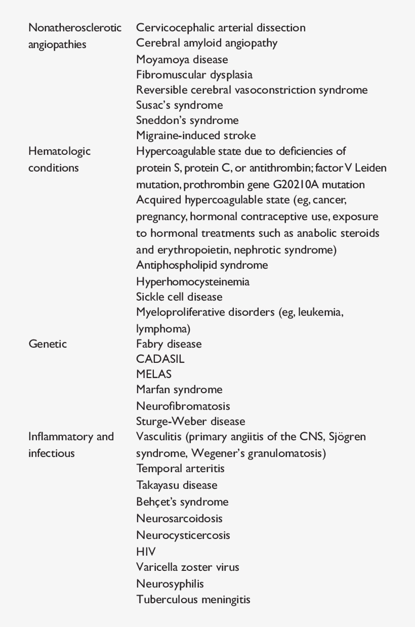 Uncommon Causes Of Stroke In Young Adults - Stroke In Young Adults Causes, transparent png download