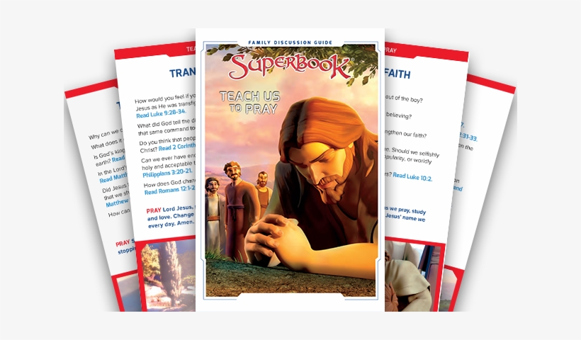 Teach Us To Pray - Superbook Teach Us To Pray, transparent png download