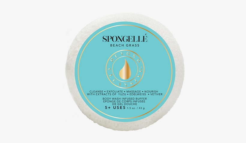 Beach Grass - Spongelle Flower Boxed 14+ Uses Bath Mitts, transparent png download